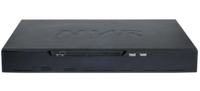 16-channel 4K NVR with 2 HDD bays and 16-port PoE support, 8TB storage capacity for network video surveillance