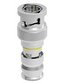Holland MCV universal compression BNC connector for RG59 cable with threaded coupling nut and color-coded band