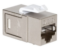IC107C6AS1 CAT 6A RJ45 keystone coupler in shielded FTP design for HD style networking installations