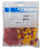 25-pack ICC EZ Cat 6 yellow modular keystone jacks in sealed plastic bag with product labeling