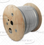 Wavenet Cat6A FTP plenum-rated shielded cable on wooden spool, 1000ft white networking cable