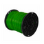 Green Cat5e plenum-rated networking cable spool with black reel, 1000 feet bulk cabling