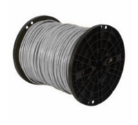 Cat5e plenum rated network cable on black spool, 1000 feet white structured cabling