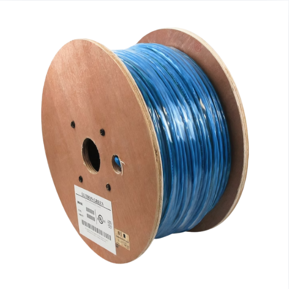 Lutron 22/2 w/Shield & Drain + 18/2 - 1000ft Reel - Blue w/Green Stripe