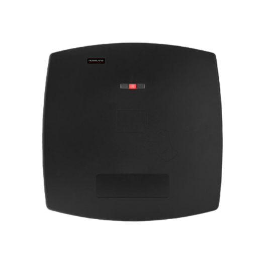 RSP-AY-Z12 long range outdoor proximity reader with black curved housing and status indicator lights Main image