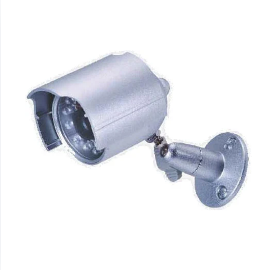 1/3 inch IR weatherproof mini bullet camera with 380 TVL resolution, 4mm lens, and 45+ feet infrared night vision range moun…