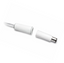 AI NEXT DC-1641 W magnetic contact sensor with white cylindrical body and metal connector, shown disassembled