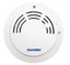 SM-93 wireless smoke sensor with white circular design and black wave pattern indicating detection capability