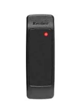 Black Mini-Mullion proximity reader with red LED indicator, IP65 waterproof 125 kHz RFID access control device Main image