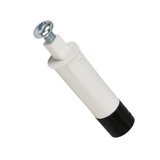 DC-2711 3/8 inch press fit plunger switch with normally closed screw terminal and metal activation button Main image