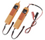 Paladin Tools LAN tester and tone probe kit with two handheld testers and red/black cable connectors for network cabling dia…