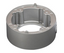 DWC-BLJUNCW gray cylindrical junction box for Digital Watchdog bullet cameras with ribbed mounting collar