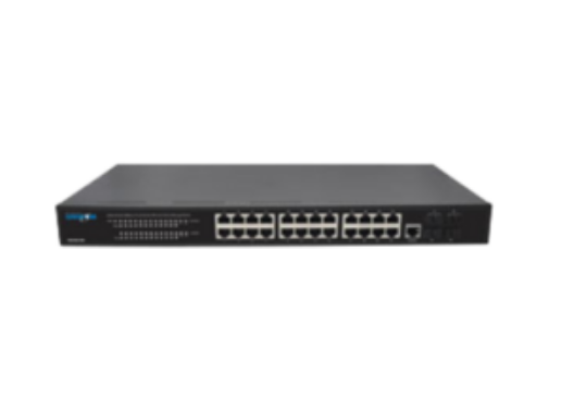 POE-64226T-10XG L2 managed gigabit ethernet switch with 24 ports and 10XG uplink for network infrastructure