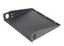 2U rack mount shelf with black powder-coated steel construction, featuring cable management holes and mounting brackets for …