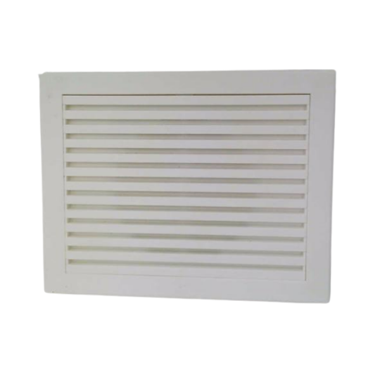 GS-208S 15W flush mount siren with white housing and horizontal slat speaker grille for security systems Main image
