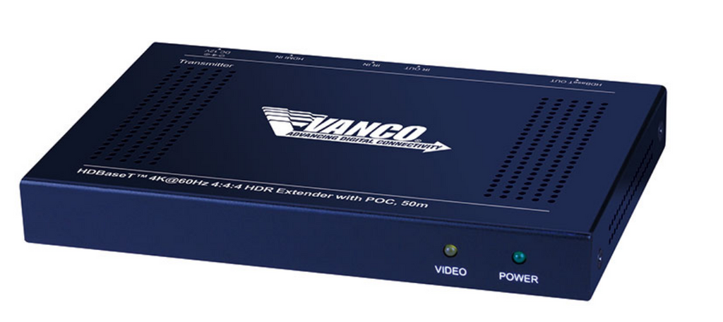 Vanco  HDBaseT™ 4K@60Hz, 4:4:4 Chroma, HDR Extender