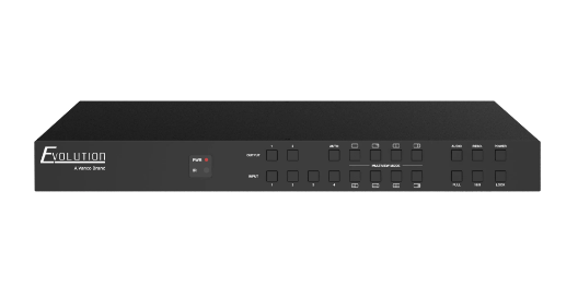 Vanco 4K 4×2 Seamless Audio and Video Matrix with Multiview