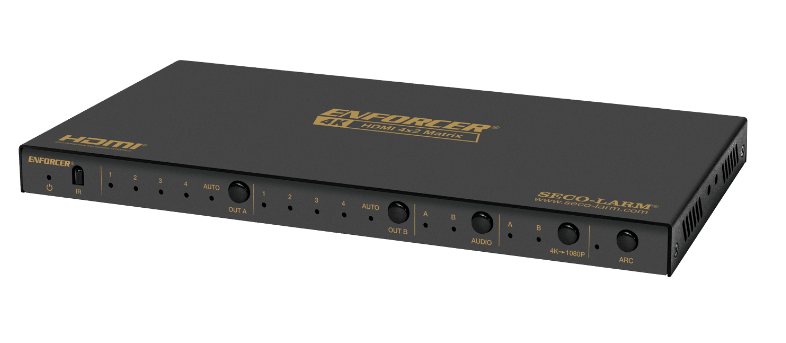 SECO 4K HDMI 4X2 Matrix Switcher
