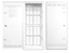 Wavenet 30" PLASTIC ENCLOSURE w/HINGED DOOR, TRIM RING & DOOR LOCK