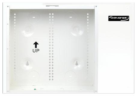 Wavenet Metal ENCLOSURE WITH HINGED DOOR & SCREW-ON OPTION, W/LOCK & KEYS -  14"