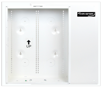Wavenet Metal ENCLOSURE WITH HINGED DOOR & SCREW-ON OPTION, W/LOCK & KEYS - 18"