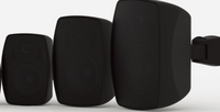 OWI Outdoor/Indoor SX SERIES: (70 Volts / 8 Ohms Combination) Surface Mount Speakers - 2 Each / 1 Pair, 4" Black