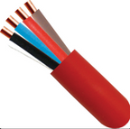 #14/4 Fire Alarm Jacketed, Plenum FPLP - 1000ft Reel - Red