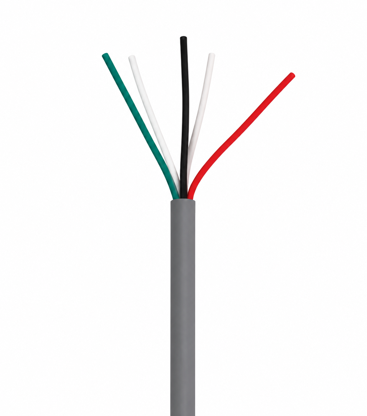 #22/4 Solid Unshielded Riser (CMR) Security Cable - 500 ft Coilpak- Grey Main image