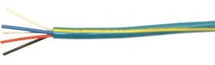 Cresnet control yellow 22-2 shielded cable with drain wire and 18-2 conductor, 1000ft spool for structured cabling Main image