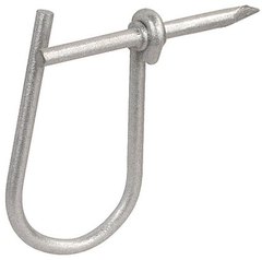 Arlington Industries 5/8 inch drive ring with pointed fastener and U-shaped loop design for cable management Main image