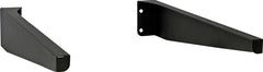 VMP DVR lock box wall mounting arms pair shown in black steel construction for secure installation