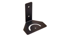 DW black mounting bracket for SiteWatch illuminators with single attachment point and angled design Main image
