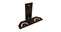 DW double mounting bracket for SiteWatch illuminators with black finish and dual eye hooks for secure installation
