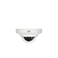 DWC-V7553W white dome security camera with fixed lens for network cabling installations