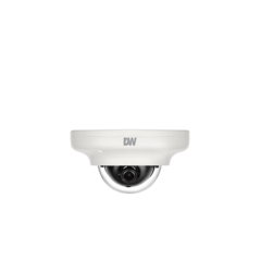 DWC-V7553W white dome security camera with fixed lens for network cabling installations
