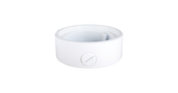 White DWC-VAJUNC junction box for vandal ball turret cameras with mounting bracket