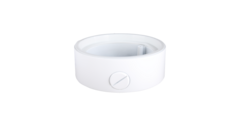 White DWC-VAJUNC junction box for vandal ball turret cameras with mounting bracket