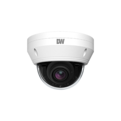 DW 4MP white dome IP security camera with black lens and IR capability for network surveillance Main image