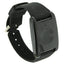 Linear DXS-LRW long range watch transmitter with black leather strap and rectangular display housing
