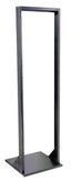 VMP 2 Post Network Equipment Rack, 71 inches tall, black steel frame with open design for server and networking hardware