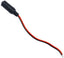SECO-LARM 3 ft female DC power adapter jack pigtail cable with black connector and red/black wire leads