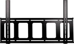 VMP large flat panel flush mount bracket for 42 to 63 inch displays with black steel frame and dual vertical supports