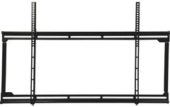 VMP large flat panel flush mount bracket for 42 to 63 inch displays with black steel frame and vertical mounting rails Main image