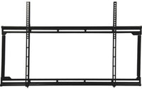 VMP large flat panel flush mount bracket for 42 to 63 inch displays with black steel frame and vertical mounting rails