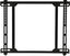 Black VMP flush mount bracket for 27 to 42 inch flat panel displays with adjustable mounting rails