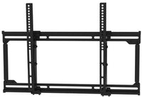 VMP medium black flat panel flush mount with dual tilting arms for 32 to 52 inch displays mounted on wall studs