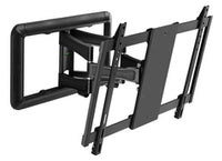VMP extra medium articulating wall mount for 32 to 52 inch displays with black finish and dual arm extension
