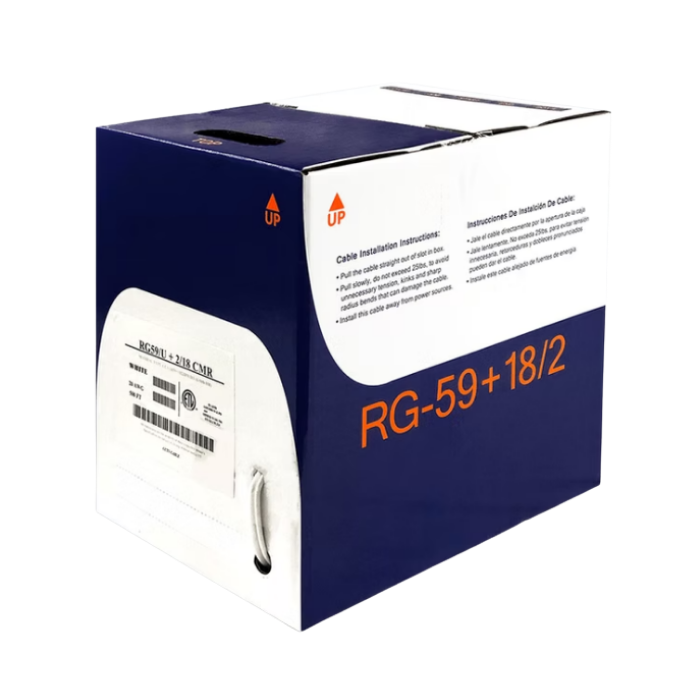 RG/59 + 18/2 Siamese Cable - 500ft RIB