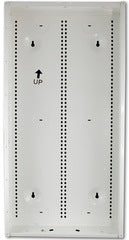 HCC-P28-E plastic media enclosure with mounting holes and cable routing channels for network rack installation