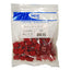 Pack of 25 red ICC HD Cat 6 modular keystone jacks for network cabling installations